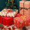 3 Rolls 75 Yards Christmas Ribbons Satin Ribbon 1/4 Inch Wide Valentine's Day Double Face Solid Color Satin Ribbon for Gift Wrapping, Hair Bow, Sewing and Other Craft Projects (Red, Green, Gold)